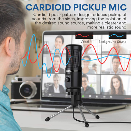 MAONO AU-PM461TR USB Portable Podcast Microphone