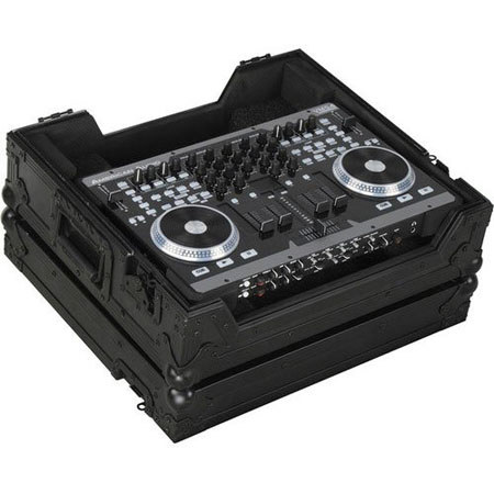 Marathon Black Series Flight Road Case with Laptop Shelf for American Audio VMS4 Music Controller