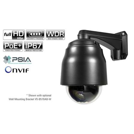 Marshall Electronics VS-577A-3GSDI 2MP 1080p Hybrid VR IPTV PTZ Dome Camera