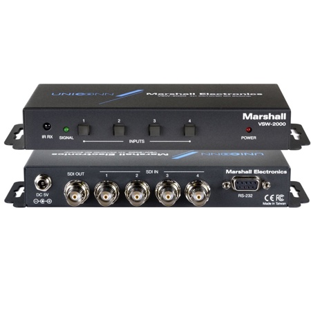 Marshall Electronics VSW-2000 Seamless 4x1 3G/HD/SD-SDI Switcher