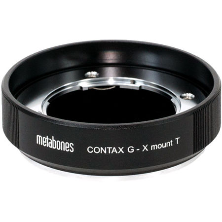Metabones Contax G Lens to Fujifilm X-Mount Camera T Adapter, Black