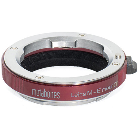 Metabones Leica M Lens to Sony Nex E-Mount Camera T Adapter, Red