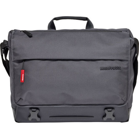 Manfrotto Lifestyle Manhattan Speedy-10 Messenger Bag for DSLR/CSC Camera, Gray