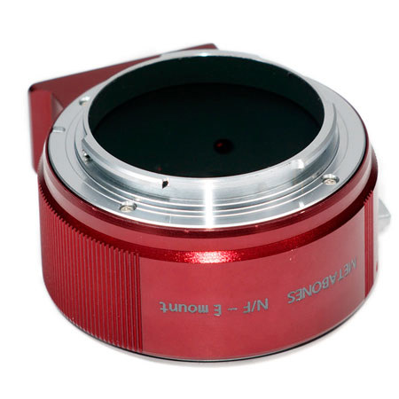 Metabones Nikon F Lens to Sony NEX Adapter II, Red