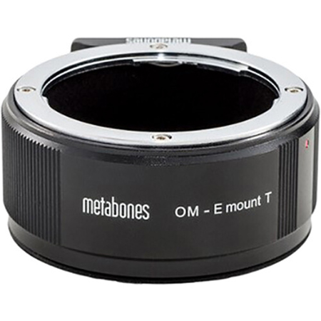 Metabones Olympus OM Lens to Sony E-Mount Camera T Adapter, Black Matte
