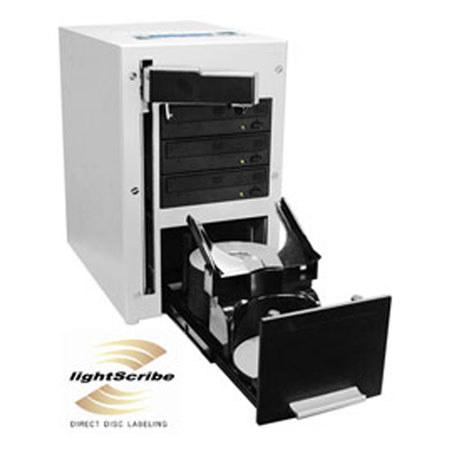 Microboards QDL-3000-LS LightScribe CD DVD Autoloader