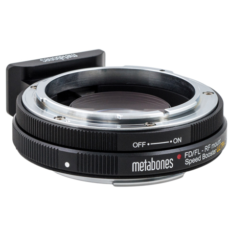 Metabones Canon FD/FL Lens to RF Mount Speed Booster Ultra 0.71x Adapter, Black