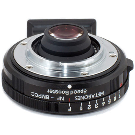 Metabones Nikon G Lens to Blackmagic Pocket Cinema Camera with Micro 4/3 Mount Speed Booster, Matte-Black