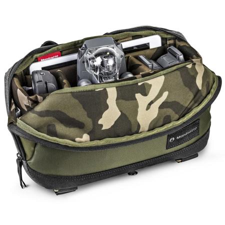 Manfrotto Street Sling/Waist Pack for CSC Camera/Drone, 3 Lenses and More, Green