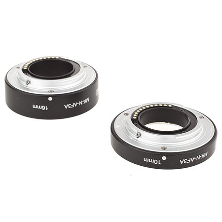 Pro Optic Metal Auto Extension Tube Set f/Nikon 1 Mirrorless Cameras
