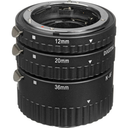 Dot Line Auto Extension Tube Set for Nikon AF/Digital SLRs