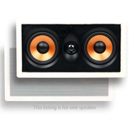 Micca 5.25" 2-Way MTM In-Wall Speaker, White