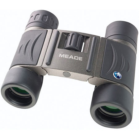 Meade 10x25mm Travel Series, Weather Resistant Roof Prism Binocular with 5.5 Degree Angle of View.