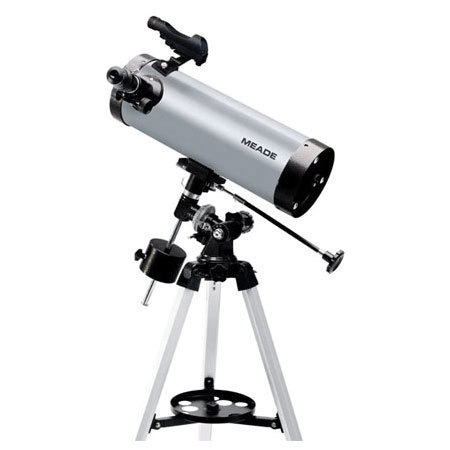 Meade 114EQ-ASTR 4.5in Reflector Telescope, 2 Eyepieces