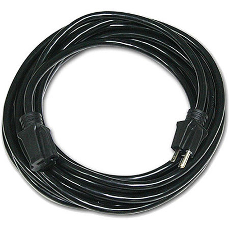 Milspec 100' Pro Power SJTW 12 AWG Extension Cord, Black