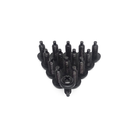 100 PC. BLCK 10-32 PHILLIPS SCREWS W/ WSHERS