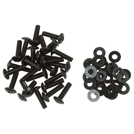 Middle Atlantic Middle Atlantec 25 Piece Black 10/32 Phillips Screws with Washers