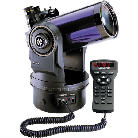 Meade ETX-105 AT 4.1" (f/14), 1470mm Focal Length Maksutov-Cassegrain Astro Telescope with UHTC Coatings, Motorized Altazimuth Mount, Autostar Computerized Controller & Tripod
