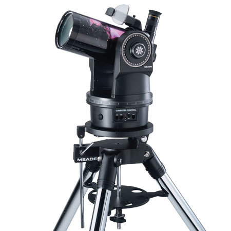 Meade ETX-90PE 3.5" (f13.8), 1250mm Premiere Edition Maksutov-Cassegrain Telescope with Standard Coatings, Motorized Altazimuth Mount, Autostar Computerized Hand Controller & Tripod