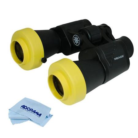 Meade 10x50 EclipseView, Porro Prism Binocular, Solar Filters W/Microfiber Cloth