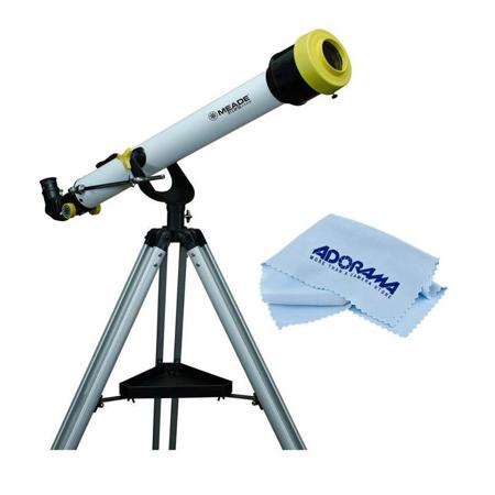 Meade 60mm f/13 AZ Achro Refractor Telescope with Solar Filter - Microfiber Clot