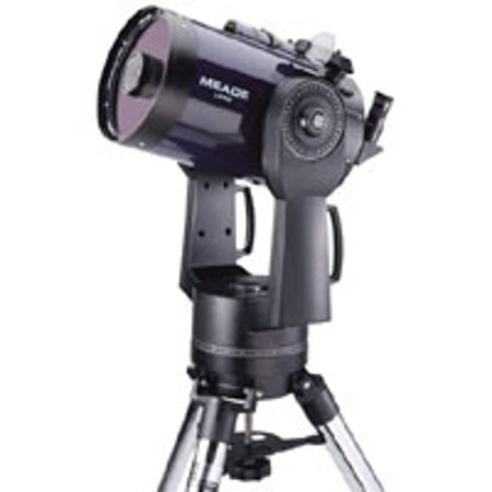 Meade 10" 254mm, f/10, LX90 LNT Motorized Schmidt-Cassegrain Astro Telescope, UHTC Coatings, with #497 Autostar Computer Hand Control & Field Tripod