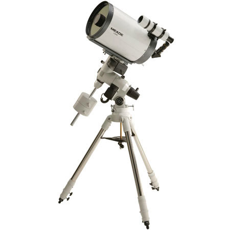 Meade LXD75 SC-8AT 8" 2000mm f/10.0 Schmidt-Cassegrain Telescope, Motorized German-Type Equatorial Mount, Autostar Computerized Hand Controller, Autostar Suite Software, 8x50 Finderscope & Tripod