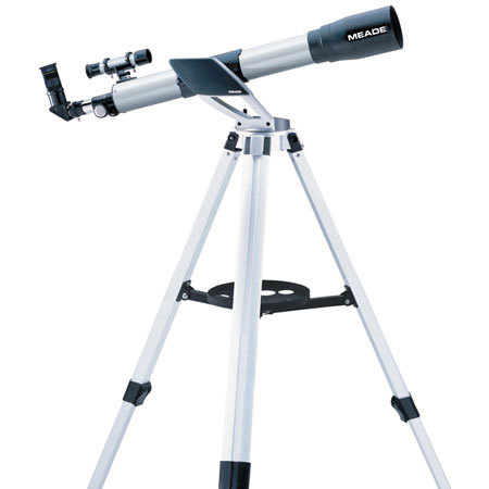 Meade NG-70: 2.8" 70mm f/11.7 Altazimuth Refracting Telescope, 2 Super Plossl Eyepieces, Red Dot Finder & Tripod