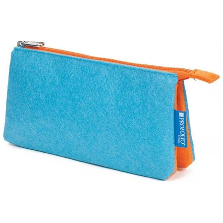 Itoya ProFolio Midtown Pouch, 5x9", Ocean/Orange
