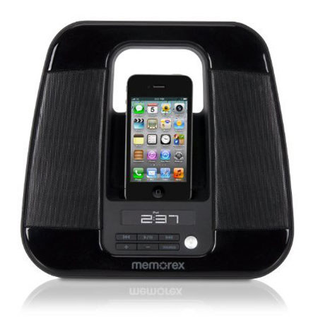 Memorex Ultra Stereo Speaker for iPod/iPhone, Black