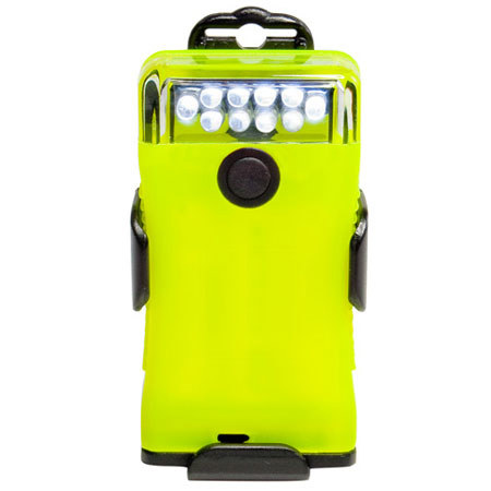 FoxFury Scout Tasker-Fire Right Angle Light with Phosphorescent Yellow Case