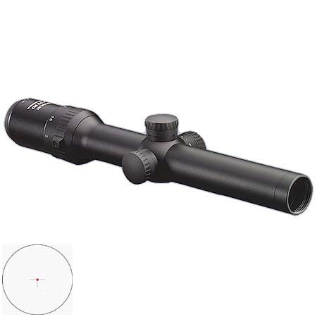 Meopta 1-4x22mm Meostar R1 Series Riflescope, Matte Black Finish with K-Dot Illuminated Reticle, 30mm Tube