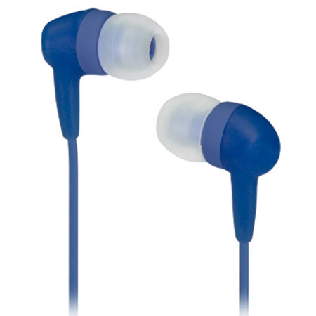 Memorex EB60 Softouch Earbuds, Blue