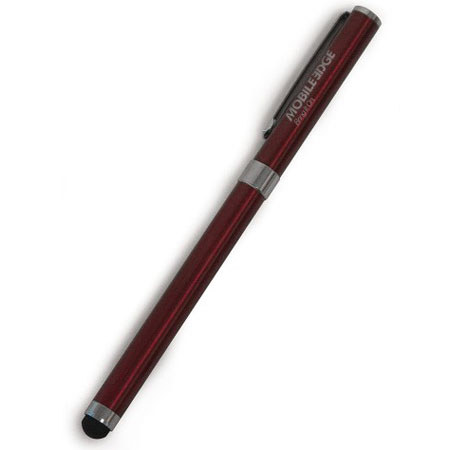 Mobile Edge Stylus / Rollerball Pen, Burgundy