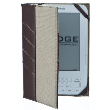 M-Edge Cambridge Leather Jacket for Kindle3/Kobo,Mocha