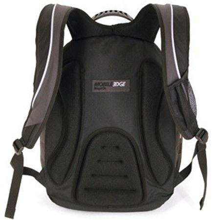 Mobile Edge Express Backpack, 16in Screen, Black/Silver