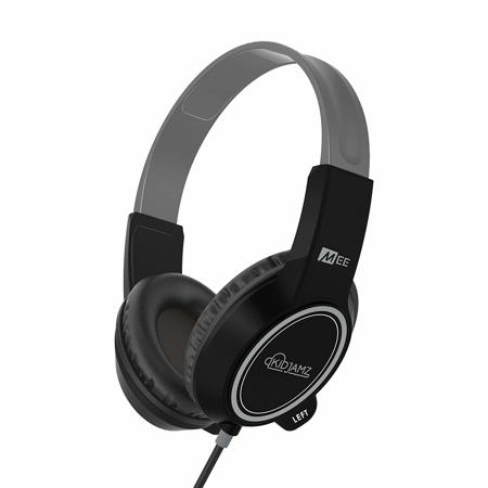 MEE audio KidJamz 3 Child Safe Listening Headphones for Kids with Volume-Limiting Technology, Black