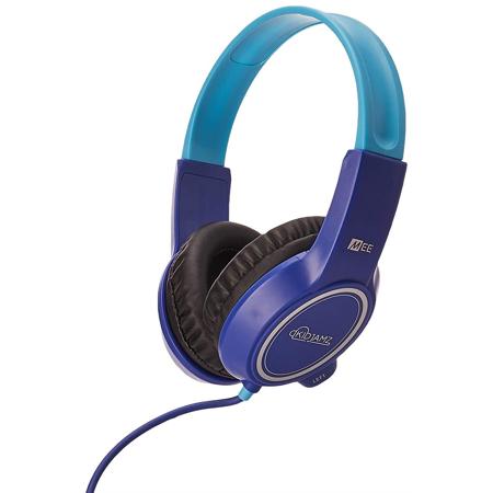 MEE audio KidJamz 3 Child Safe Listening Headphones for Kids with Volume-Limiting Technology, Blue