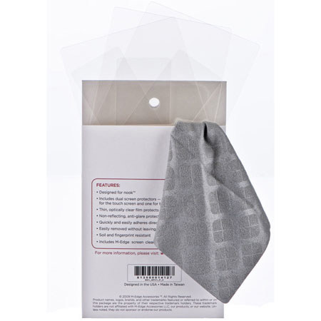 M-Edge Screen Protectors for e-Readers, 3 Pack, White