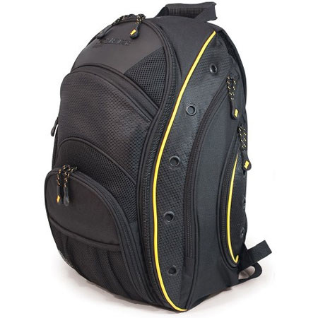 Mobile Edge EVO Ballistic Nylon 16" Laptop Backpack - Black with Yellow Trim