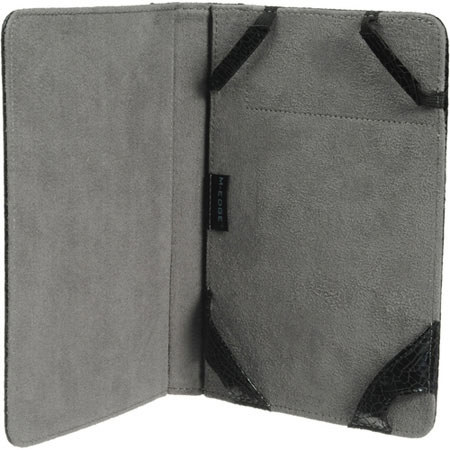 M-Edge Go! Jacket for Kindle 4/Touch, Crackled Leather Black