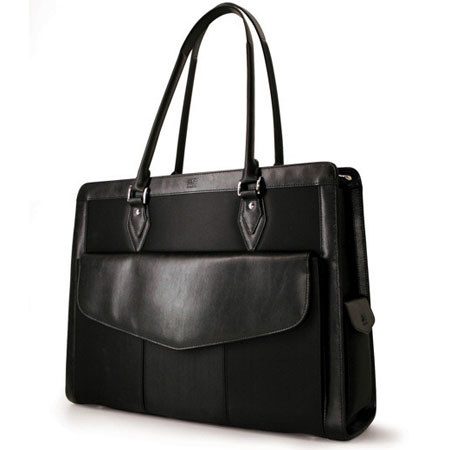 Mobile Edge Geneva Large Handbag, 17in Notebooks, Black