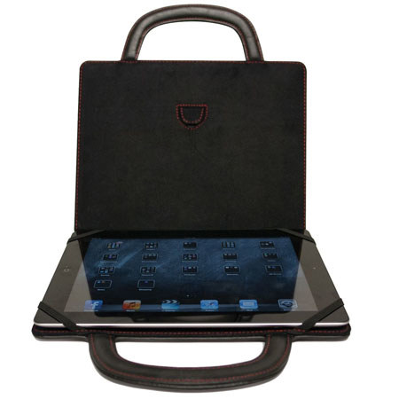 Mobile Edge Faux Leather Deluxe iPad Folio, Black
