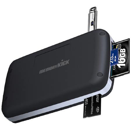 MemoryKick Si 320GB Data Backup Solution, Black