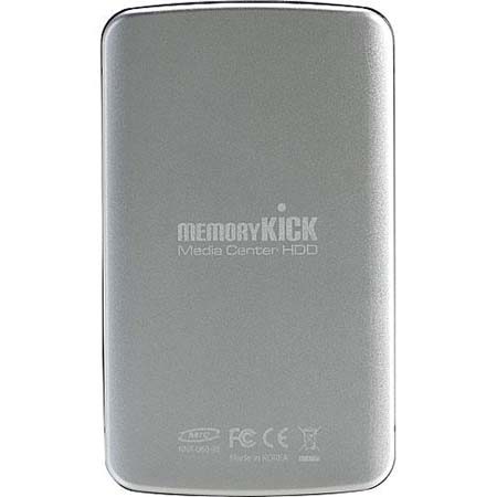 MemoryKick Mediacenter HDD Portable Multimedia, Silver