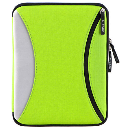 M-Edge Nylon Latitude Jacket for Apple iPad, Lime/Gray