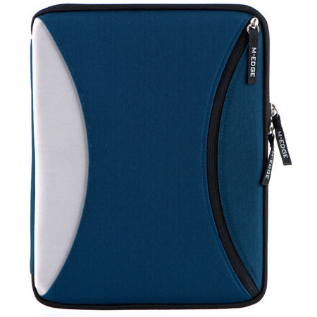 M-Edge Nylon Latitude Jacket for Apple iPad, Navy/Gray