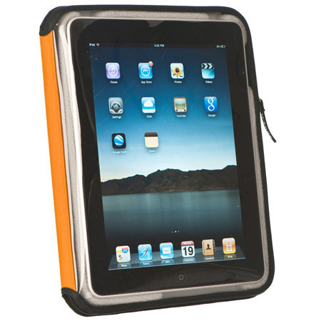 M-Edge Nylon Leisure Jacket for Apple iPad, Orange/Gray