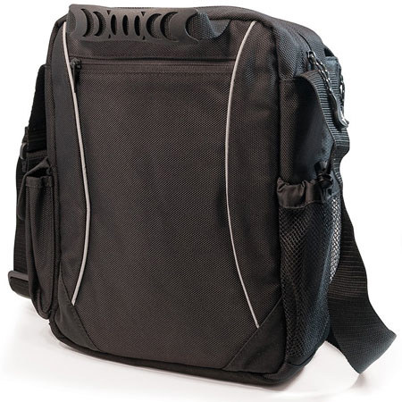 Mobile Edge Women's Ballistic Nylon Bag, Black/Silver