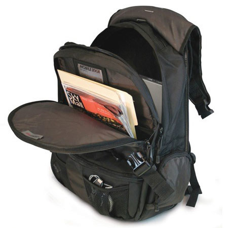 Mobile Edge Backpack 17in Notebooks Silver Black Accent